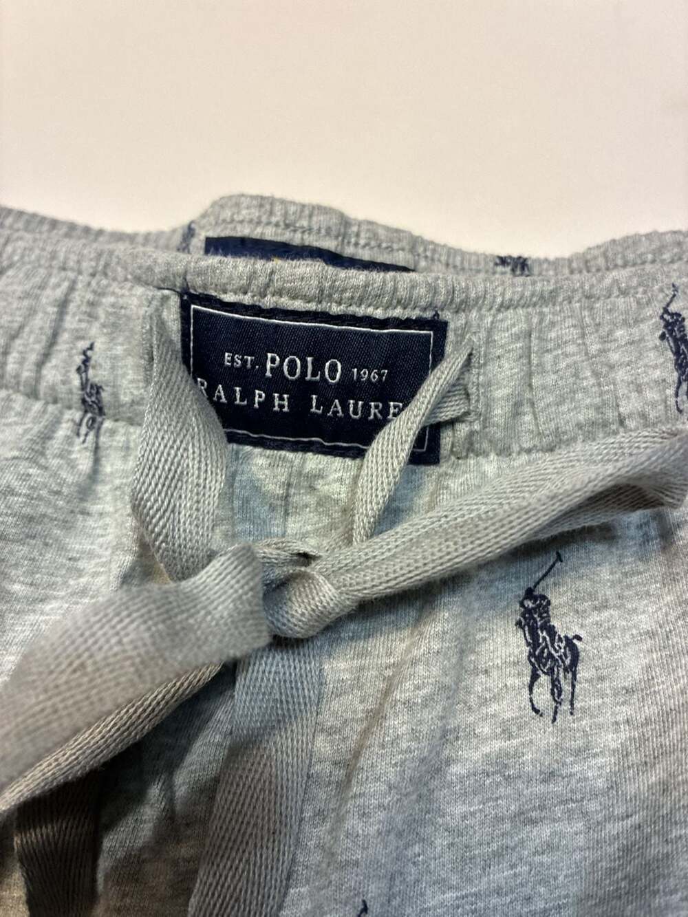 Polo Ralph Lauren Men's Allover Pony Print Jersey Cotton Sleep Shorts - Picture 3 of 6